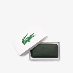 Portefeuilles & Petite Maroquinerie | LACOSTE Grand Portefeuille Zippe City Court En Cuir