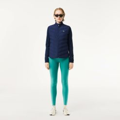 Vetements De Sport | LACOSTE Legging Sport Imprime Avec Mini Poche