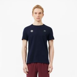 Vetements De Sport | LACOSTE T-Shirt Tennis Ultra-Dry Sport Edition Roland Garros