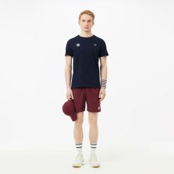 Vetements De Sport | LACOSTE T-Shirt Tennis Ultra-Dry Sport Edition Roland Garros