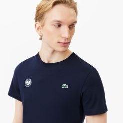 Vetements De Sport | LACOSTE T-Shirt Tennis Ultra-Dry Sport Edition Roland Garros