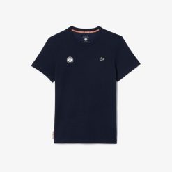 Vetements De Sport | LACOSTE T-Shirt Tennis Ultra-Dry Sport Edition Roland Garros