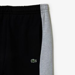 Pantalons & Shorts | LACOSTE Short Jogger Color-Block Imprime En Molleton Non Gratte