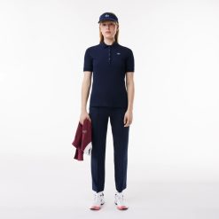 Vetements De Sport | LACOSTE Polo Femme Slim Fit Golf Lacoste Sport Ultra-Dry En Coton Biologique