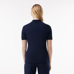 Vetements De Sport | LACOSTE Polo Femme Slim Fit Golf Lacoste Sport Ultra-Dry En Coton Biologique