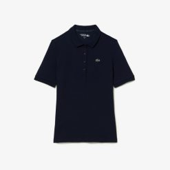 Vetements De Sport | LACOSTE Polo Femme Slim Fit Golf Lacoste Sport Ultra-Dry En Coton Biologique