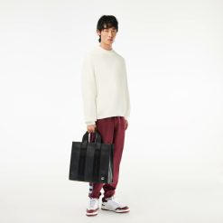 Sweatshirts | LACOSTE Sweatshirt Brode Oversize En Coton