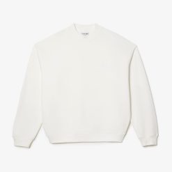 Sweatshirts | LACOSTE Sweatshirt Brode Oversize En Coton