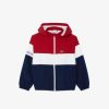 Vetements Fille | LACOSTE Veste Zippee A Capuche Enfant Lacoste En Polyester Recycle