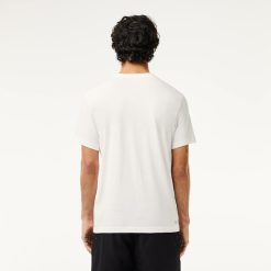 Vetements De Sport | LACOSTE T-Shirt Lacoste Sport En Jersey Respirant Imprime Crocodile 3D