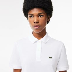 Robes & Jupes | LACOSTE Robe Polo Femme Lacoste En Petit Pique Souple