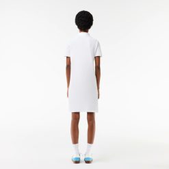 Robes & Jupes | LACOSTE Robe Polo Femme Lacoste En Petit Pique Souple