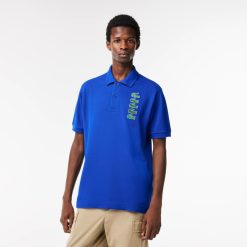 Polos | LACOSTE Polo Avec Badges Crocodiles Iconiques En Pique