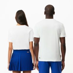 Vetements De Sport | LACOSTE T-Shirt Tennis Ultra-Dry Sport Edition Roland Garros