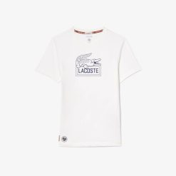 Vetements De Sport | LACOSTE T-Shirt Tennis Ultra-Dry Sport Edition Roland Garros