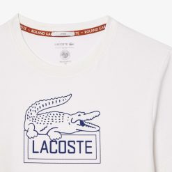 Vetements De Sport | LACOSTE T-Shirt Tennis Ultra-Dry Sport Edition Roland Garros