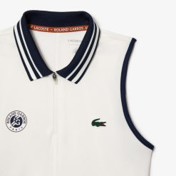 Vetements De Sport | LACOSTE Polo Sans Manche Sport Edition Roland Garros