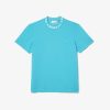 T-Shirts | LACOSTE T-Shirt Homme Regular Fit Marquage Sur Le Col Lacoste