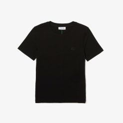 T-Shirts | LACOSTE T-Shirt Slim Fit A Col Rond En Coton Melange