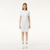 Robes & Jupes | LACOSTE Robe Polo En Pique De Coton Stretch