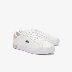 Sneakers | LACOSTE Sneakers Powercourt Femme En Cuir