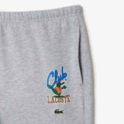 Pantalons & Shorts | LACOSTE Pantalon De Survetement Jogger A Imprime Signature