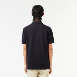 Polos | LACOSTE Polo Fabrique En France Avec Bandes Contrastees