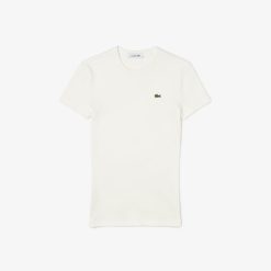 T-Shirts | LACOSTE T-Shirt Cotele Slim Fit En Coton