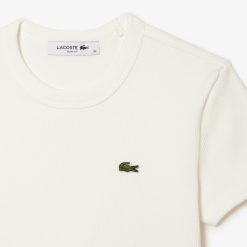 T-Shirts | LACOSTE T-Shirt Cotele Slim Fit En Coton