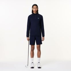 Vetements De Sport | LACOSTE Sweatshirt Homme Lacoste Golf Avec Col Banane