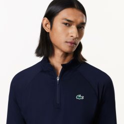 Vetements De Sport | LACOSTE Sweatshirt Homme Lacoste Golf Avec Col Banane