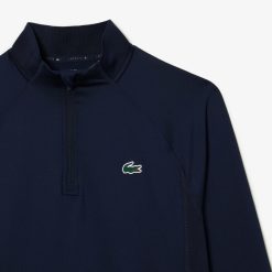 Vetements De Sport | LACOSTE Sweatshirt Homme Lacoste Golf Avec Col Banane