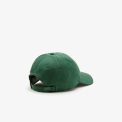 Chapeaux & Casquettes | LACOSTE Casquette Unie Ajustable Lacoste En Twill De Coton Biologique