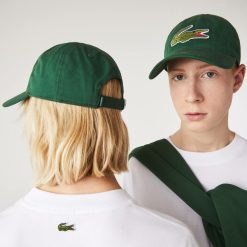 Chapeaux & Casquettes | LACOSTE Casquette Unie Ajustable Lacoste En Twill De Coton Biologique