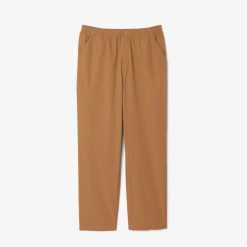 Pantalons & Shorts | LACOSTE Pantalon Leger Elastique En Gabardine De Coton