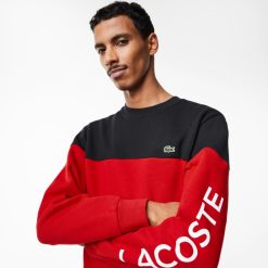 Sweatshirts | LACOSTE Sweatshirt Homme Lacoste Classic Fit Color-Block Avec Marquage