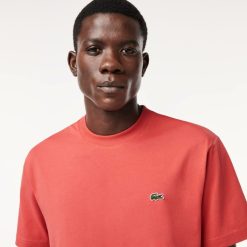 T-Shirts | LACOSTE T-Shirt Classic Fit En Jersey De Coton