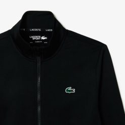 Vetements De Sport | LACOSTE Sweatshirt Tennis Zippe En Tissu Indemaillable