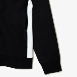 Vetements De Sport | LACOSTE Sweatshirt Tennis Zippe En Tissu Indemaillable