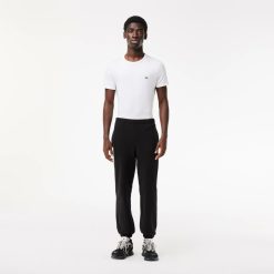 Pantalons & Shorts | LACOSTE Pantalon De Survetement Jogger Homme Lacoste En Molleton Gratte