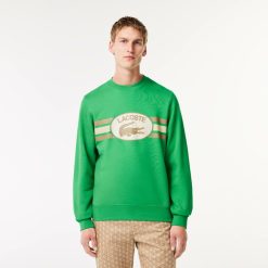 Sweatshirts | LACOSTE Sweatshirt Loose Fit Imprime Monogramme En Molleton