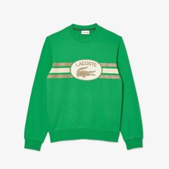 Sweatshirts | LACOSTE Sweatshirt Loose Fit Imprime Monogramme En Molleton