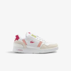 Sneakers | LACOSTE Sneakers T-Clip Femme En Cuir