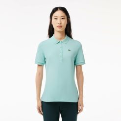 Vetements De Sport | LACOSTE Polo Femme Slim Fit Golf Lacoste Sport Ultra-Dry En Coton Biologique