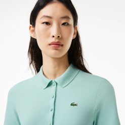 Vetements De Sport | LACOSTE Polo Femme Slim Fit Golf Lacoste Sport Ultra-Dry En Coton Biologique