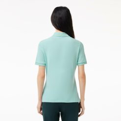 Vetements De Sport | LACOSTE Polo Femme Slim Fit Golf Lacoste Sport Ultra-Dry En Coton Biologique