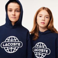 Vetements Fille | LACOSTE Sweatshirt A Capuche Avec Imprime