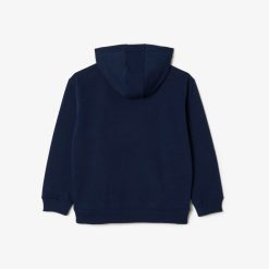 Vetements Fille | LACOSTE Sweatshirt A Capuche Avec Imprime