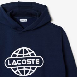 Vetements Fille | LACOSTE Sweatshirt A Capuche Avec Imprime