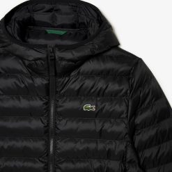 Manteaux & Vestes | LACOSTE Doudoune Homme Lacoste Matelasse Avec Capuche